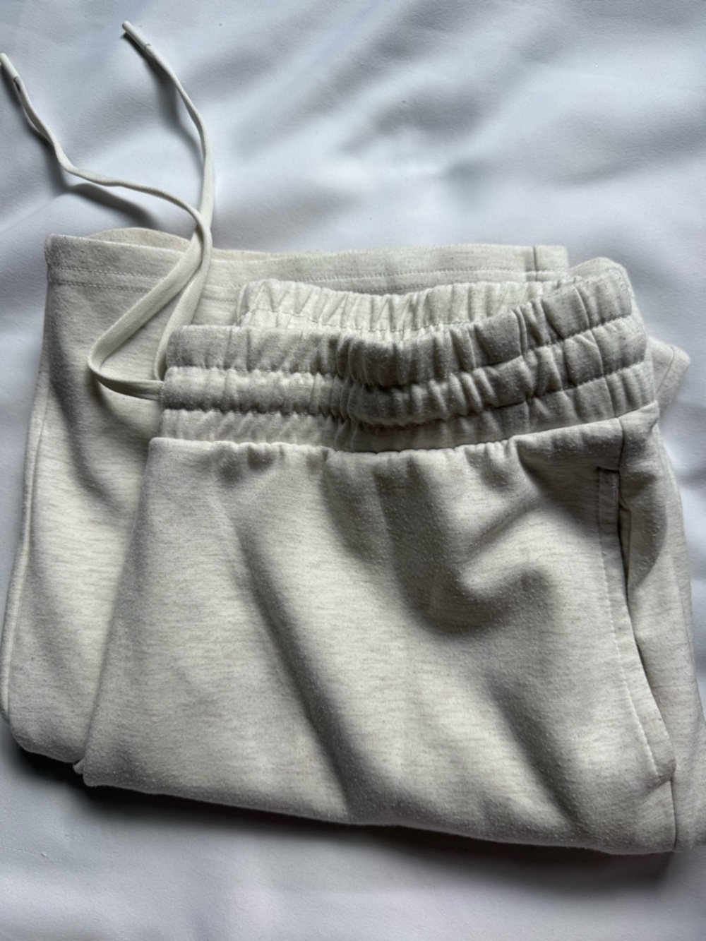 Yogalicious Cream Scuba Daya Wide Sweatpants